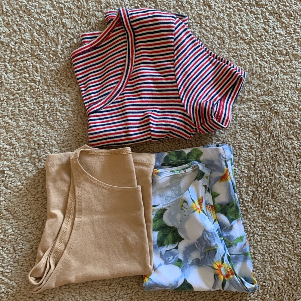American Apparel crop top bundle